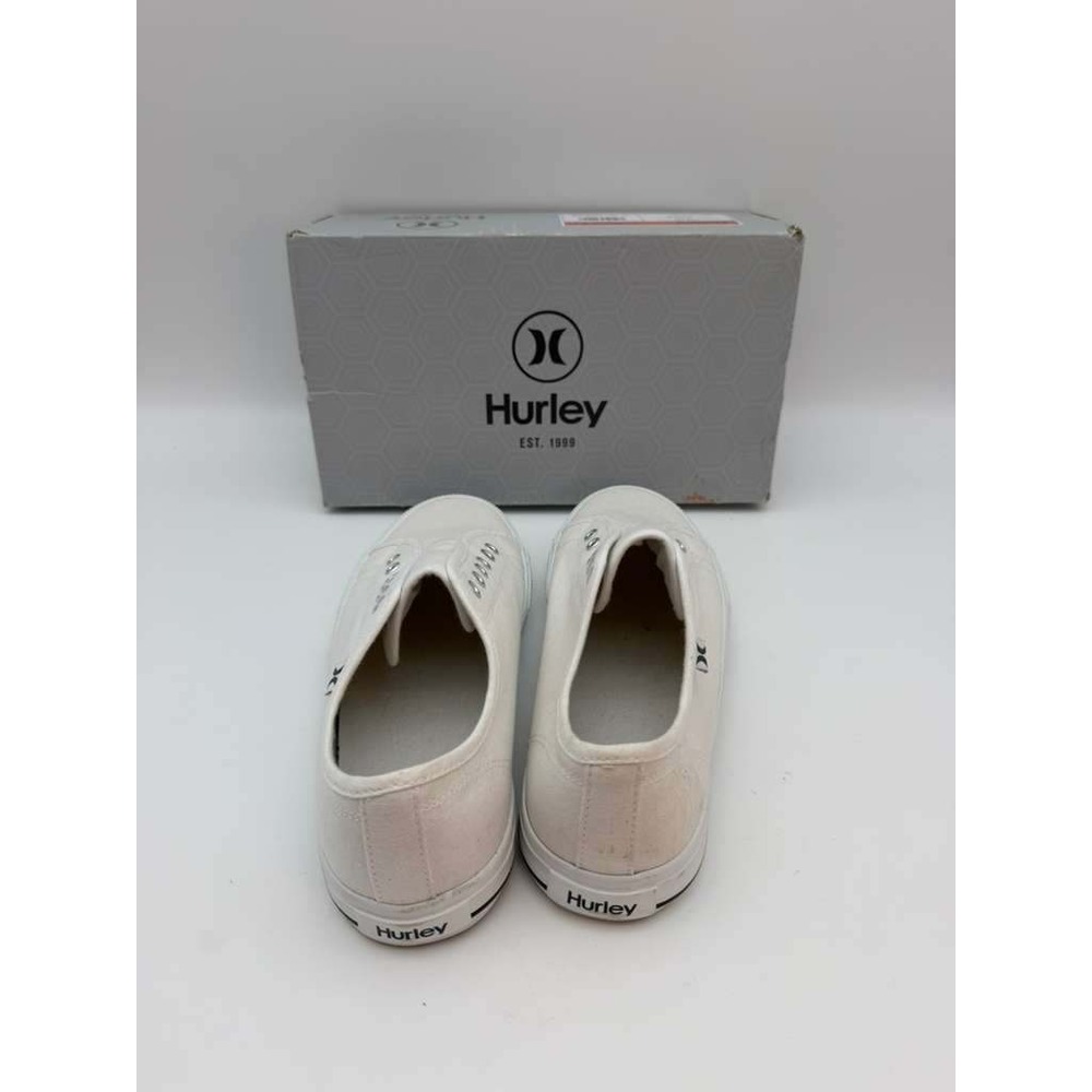 Hurley Women's Chloe Sneakers - White Canvas - Size 8.5 - Picture 3 of 7